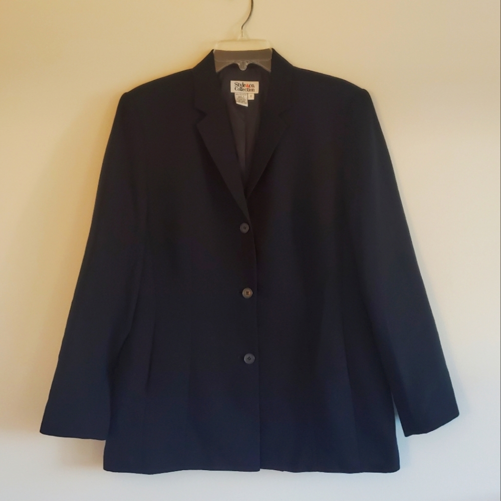 Last Call, Make An Offer! Style & Co. Vintage black blazer size 12
